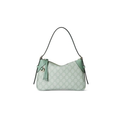 GUCCI GG EMBLEM SMALL SHOULDER BAG 815218 (24.5*16*5cm)